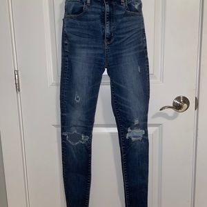 high waisted American eagle jeans